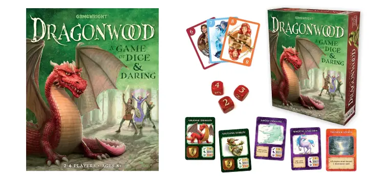 Dragonwood Board Game for 6 year olds