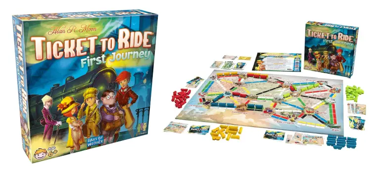 Ticket to Ride: First Journey Board Games for 7 year olds