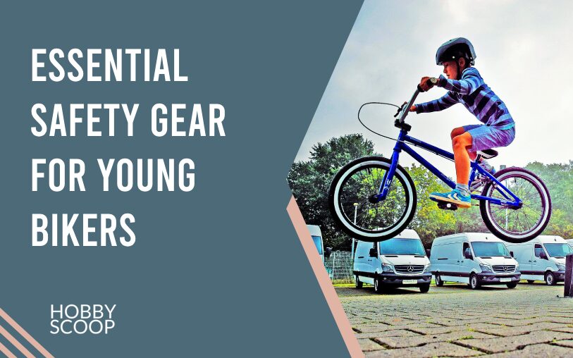 Essential safety gear for young bikers