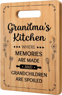 Cutting board gift for grandma